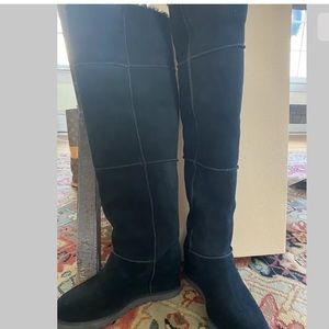 UGG tall Femme Over the Knee Black Boots
